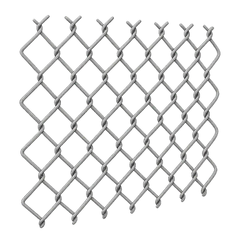 Сетка рабица оцинкованная 12х12х1,6 мм